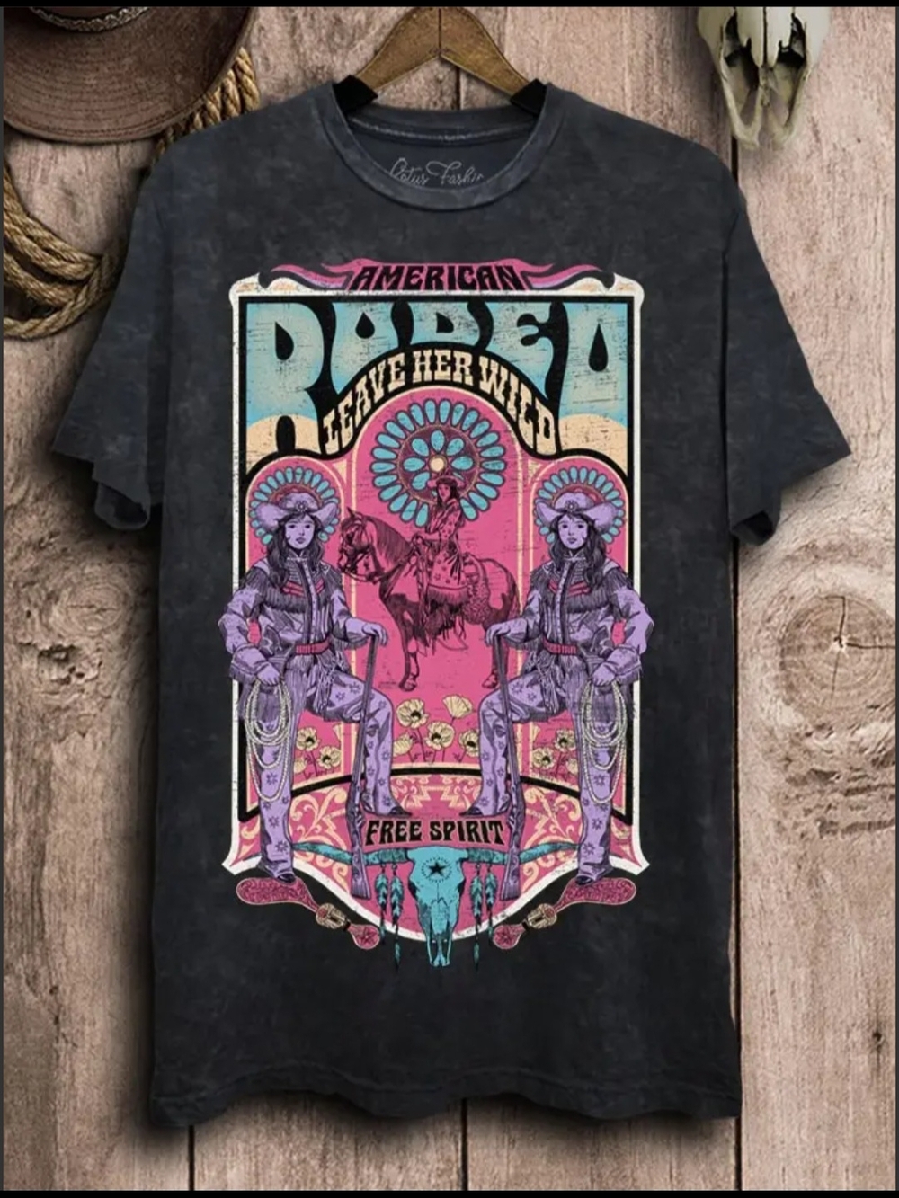 American Rodeo 'Leave Her Wild' Graphic Tee